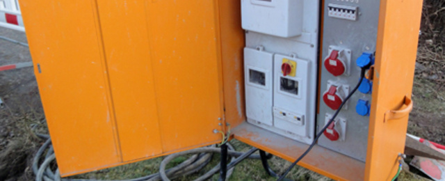 Baustrom bei ESG Elektro-Service-Graz in Gunzenhausen